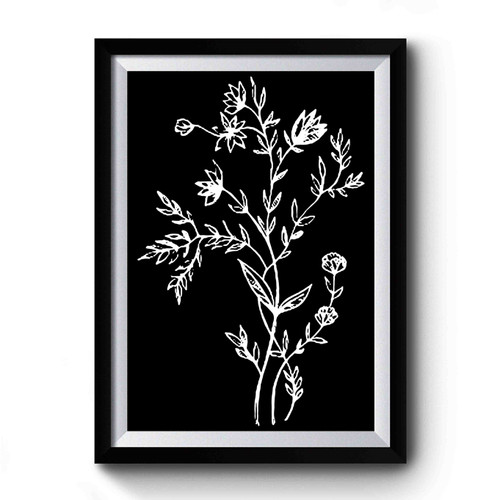 Flowers Floral Motifs Premium Poster
