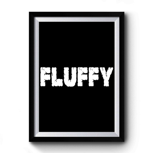 Fluffy Overweight Weight Loss Fitness Diet Dieting Premium Poster