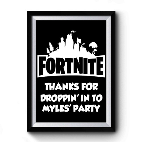Fortnite Birthday Premium Poster