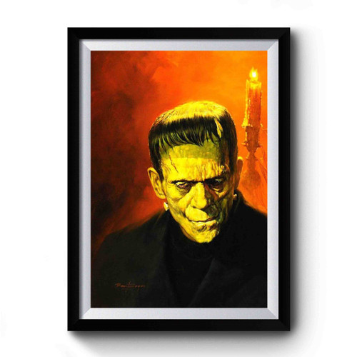 Frankenstein Monster Halloween Premium Poster