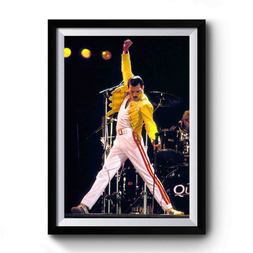 Freddie Mercury Queen Show Premium Poster