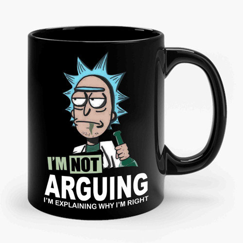Rick And Morty Arguing Ceramic Mug