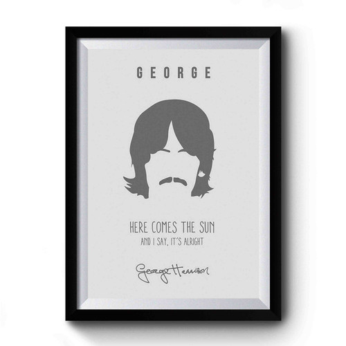 George Harrison The Beatles Premium Poster