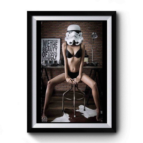 Girl Stormtrooper Geek Wars Nerd Hot Star Darth Vader Force Premium Poster Girl Stormtrooper Geek Wars Nerd Hot Star Darth Vader Force Premium Poster