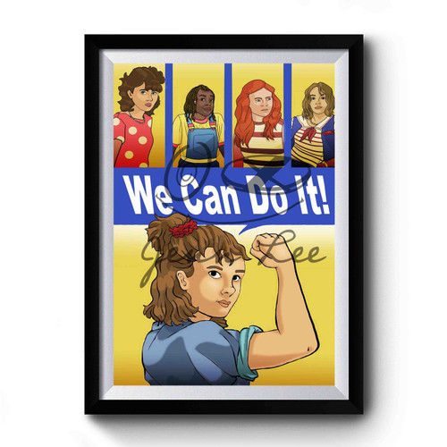 Girls Of Stranger Things 3 Premium Poster Girls Of Stranger Things 3 Premium Poster