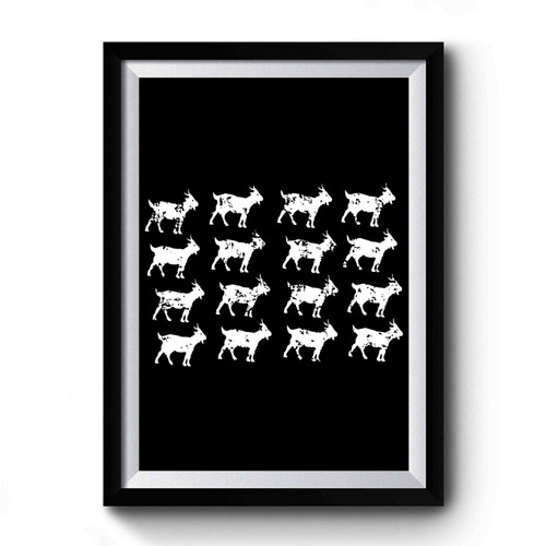Goat Herd Premium Poster