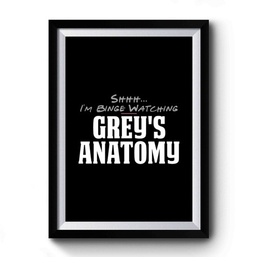 Greys Anatomy Addicted Premium Poster