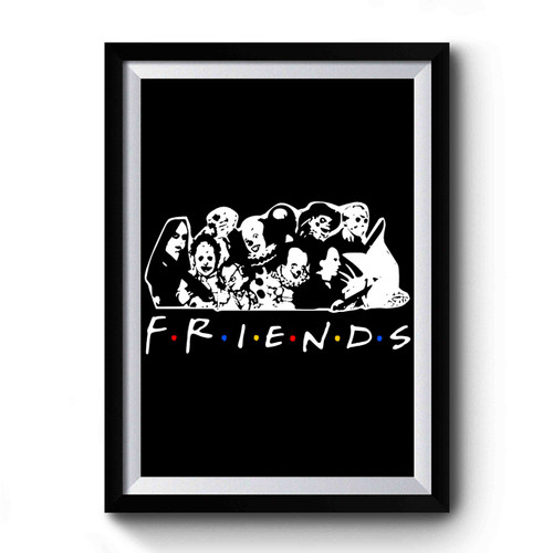 Halloween F.R.I.E.N.D.S Game Of Thrones Premium Poster