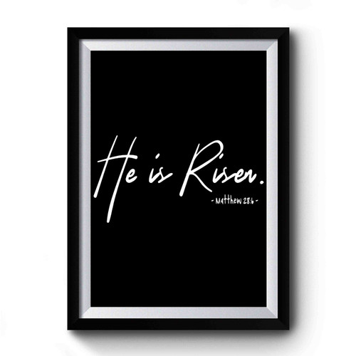 He Is Risen Kids Easter Premium Poster