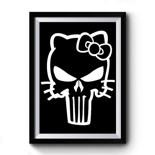 Hello Kitty Punisher Premium Poster