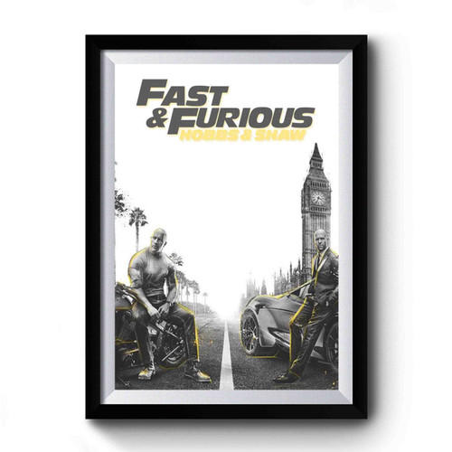 Hobbs & Shaw Fast And Furious 9 Premium Poster