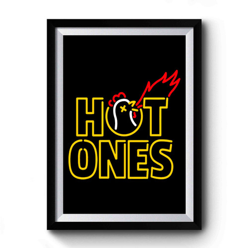 Hot Ones Logo Premium Poster