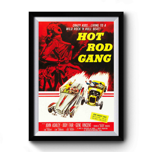 Hot Rod Gang 1950's Premium Poster