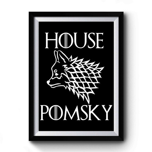 House Pomsky Premium Poster