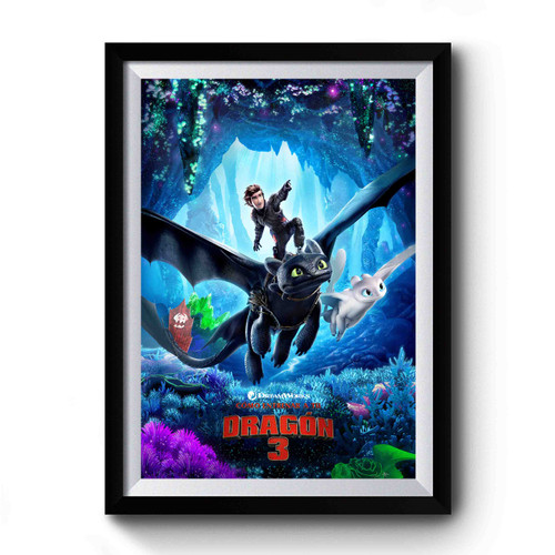 How To Train Your Dragon 3 Premium Poster