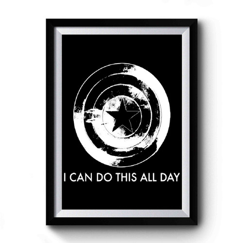 I Can Do This All Day Captain America Premium Poster