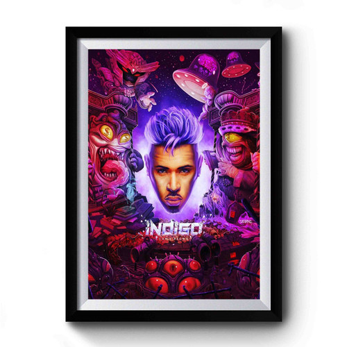 Indigo Music Chris Brown Premium Poster