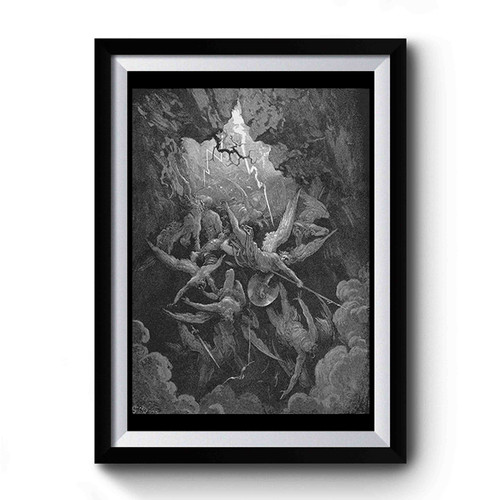 Inferno Mouth Of Hell Gustave Dore Premium Poster