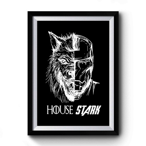 Iron Man Wolf Game Of Thrones Premium Poster