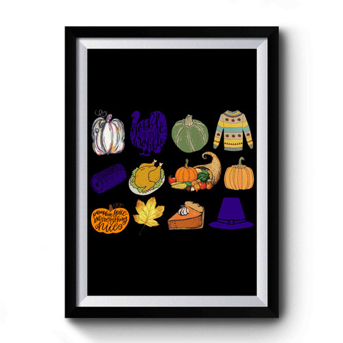 It's The Little Things Thanksgiving Premium Poster