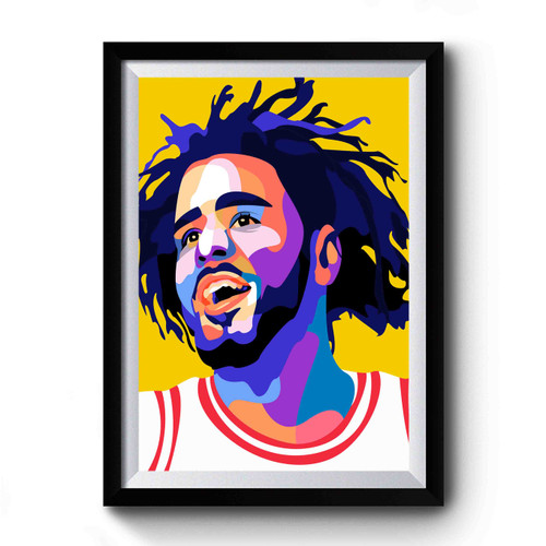 J Cole Fan Art Premium Poster
