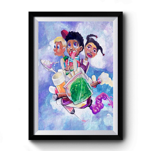 J Cole Kod Back Album Premium Poster