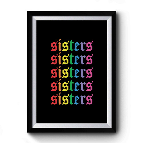 James Charles Inspired Rainbow Sisters Premium Poster