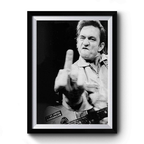 Johnny Cash Music Premium Poster