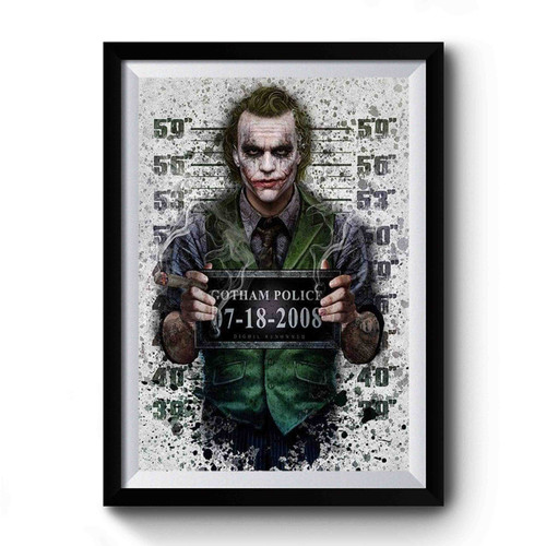 Joker Gotham Police Premium Poster