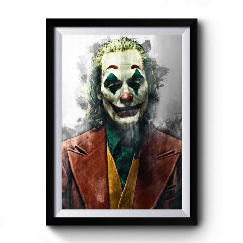Joker Joaquin Phoenix 4 Premium Poster