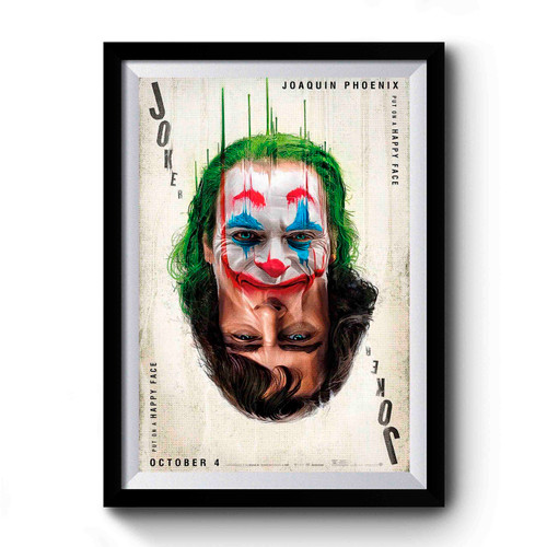 Joker Movie Face Art Premium Poster