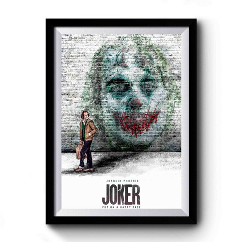 Joker Wall Face Art Premium Poster