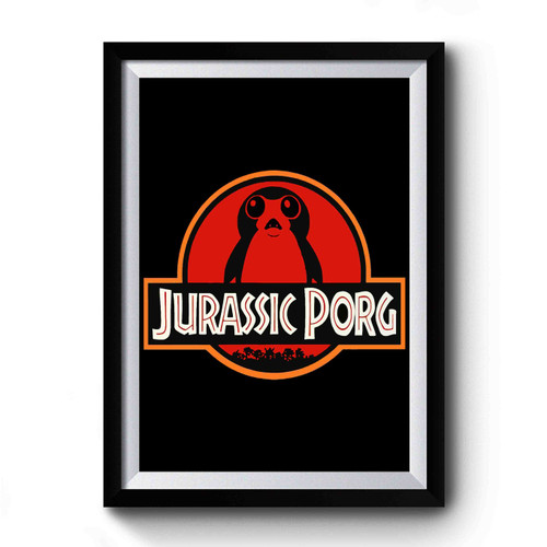 Jurassic Porg Star Wars Jurassic Park Premium Poster