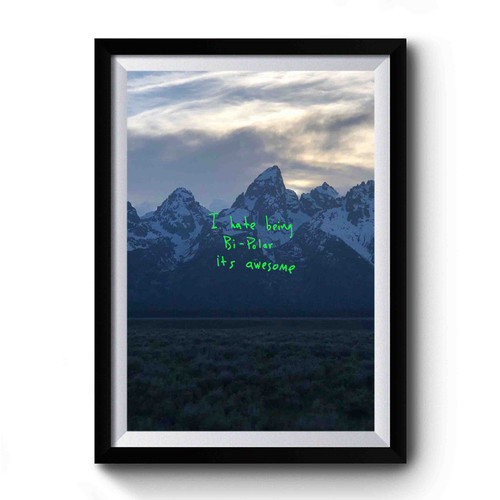Kanye West Ye Music Album Premium Poster