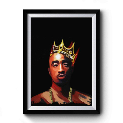 King Tupac 2pac Hip Hop Premium Poster