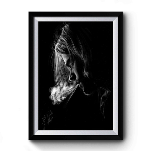 Kurt Cobain Hip Hop Music Musician Premium Poster