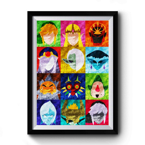 Legend Of Zelda Characters Premium Poster