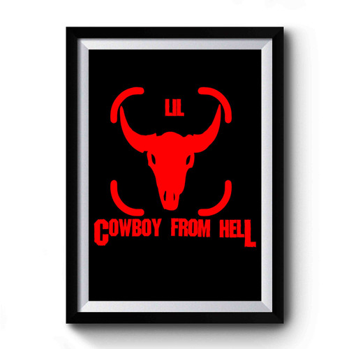 Lil Cowboy From Hell Pantera Premium Poster