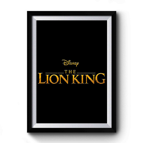 Lion King Logo Premium Poster