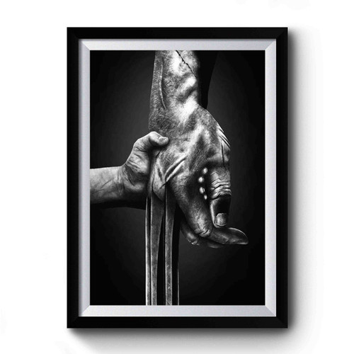 Logan Wolverine Hand Premium Poster
