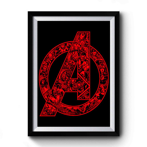 Logo Avengers Marvel End Game Premium Poster
