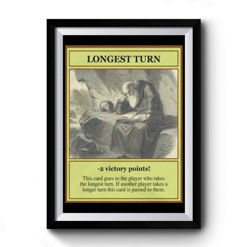 Longest Turn Premium Poster