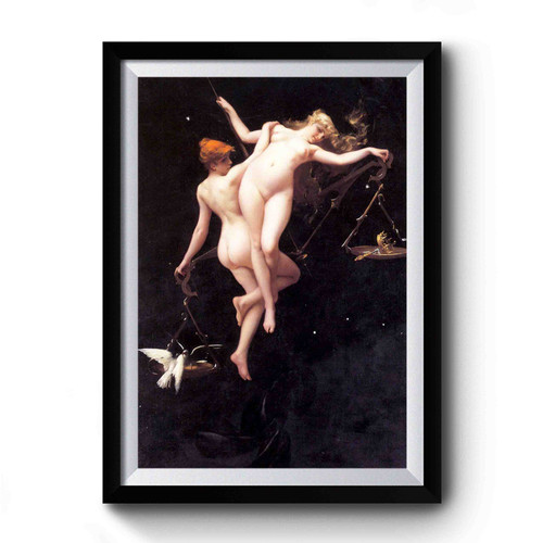 Luis Falero The Balance Of The Zodiac Premium Poster