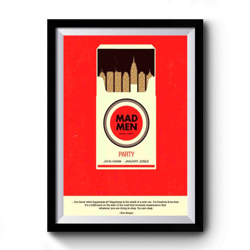 Mad Men Cigarette Premium Poster