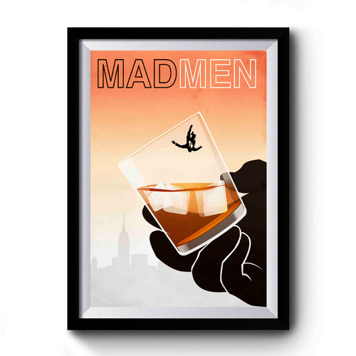 Mad Men Glass Movie Art Premium Poster
