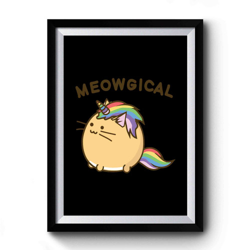 Meowgical Unicorn Premium Poster