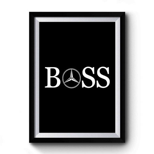 Mercedes Benz Boss Logo Premium Poster