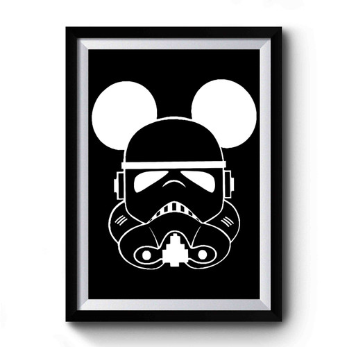 Mickey Ears Disney Stormtrooper Premium Poster