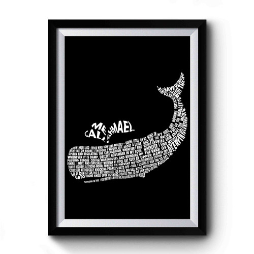 Moby Dick Call Me Ishmael Premium Poster