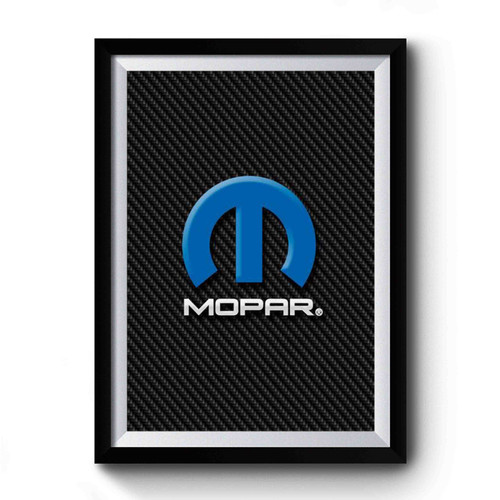 Mopar Dodge Carbon Premium Poster